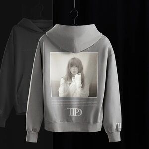 ✅ Taylor Swift ✅ The Tortured Poets Department Gray Hoodie - SOLD OUT EVERYWHERE